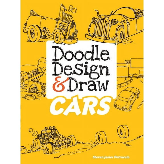 Dover Doodle Books Doodle Design & Draw Cars, (Paperback)
