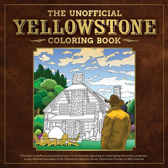 Dover Dover Publications: The Unofficial Yellowstone Coloring Book, 80 pages (Paperback)