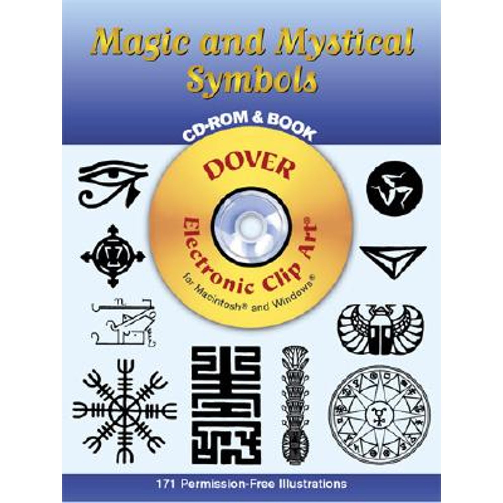Dover Electronic Clip Art: Magic and Mystical Symbols CD-ROM and Book ...