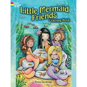 Dover Fantasy Coloring Books Little Mermaid Friends Coloring Book, (Paperback)