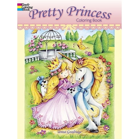 Dover Fantasy Coloring Books Pretty Princess Coloring Book, (Paperback)