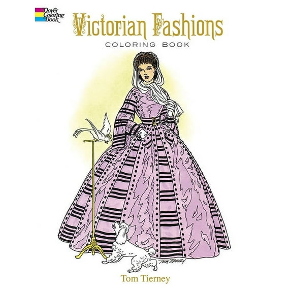 Dover Fashion Coloring Book Victorian Fashions Coloring Book, (Paperback)