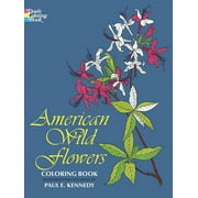DOVER FARMS Dover Flower Coloring Books American Wild Flowers Coloring Book, (Paperback)