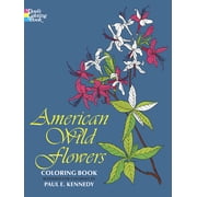Dover Flower Coloring Books American Wild Flowers Coloring Book, (Paperback)