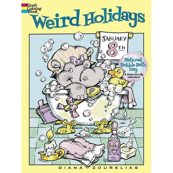 Dover Holiday Coloring Book: Weird Holidays Coloring Book (Paperback)