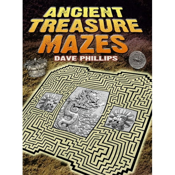 Dover Kids Activity Books Ancient Treasure Mazes, (Paperback)