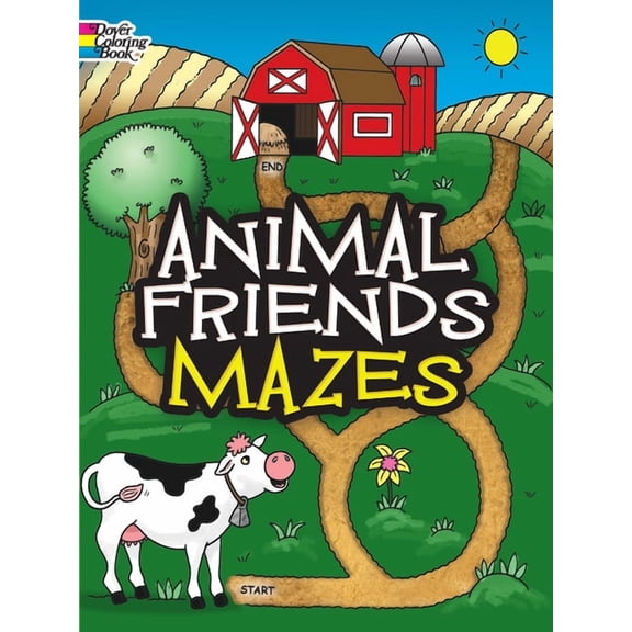 Dover Kids Activity Books: Animals: Animal Friends Mazes (Other book format)