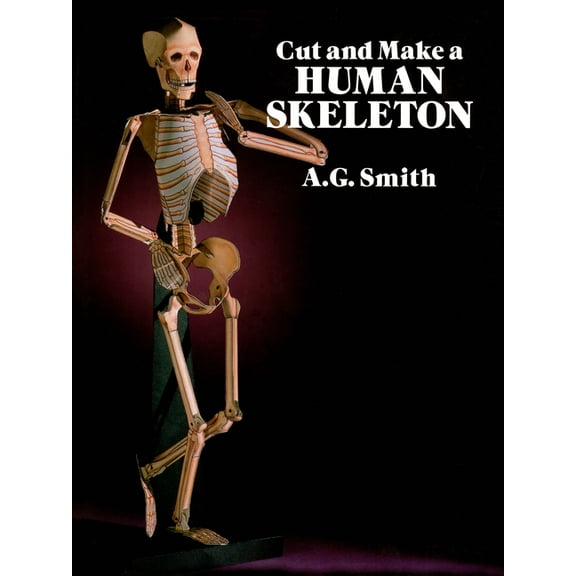 Dover Kids Activity Books Cut and Make a Human Skeleton, (Paperback)