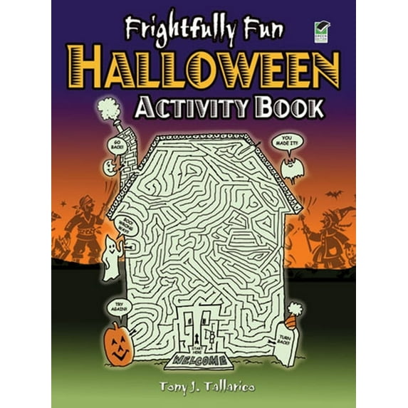 Dover Kids Activity Books: Fantasy Frightfully Fun Halloween Activity Book, (Paperback)