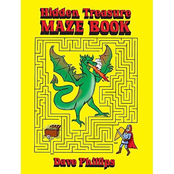 Pre-Owned Dover Kids Activity Books: Hidden Treasure Maze Book (Paperback)