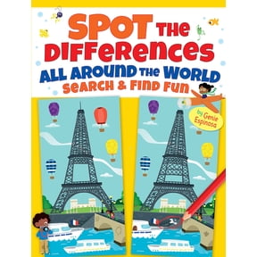 Dover Kids Activity Books Spot the Differences All Around the World: Search & Find Fun, (Paperback)