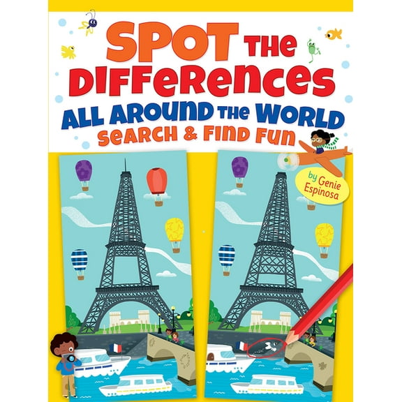 Dover Kids Activity Books Spot the Differences All Around the World: Search & Find Fun, (Paperback)