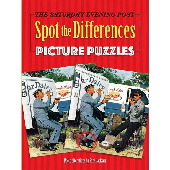Dover Kids Activity Books The Saturday Evening Post Spot the Differences Picture Puzzles, (Paperback)