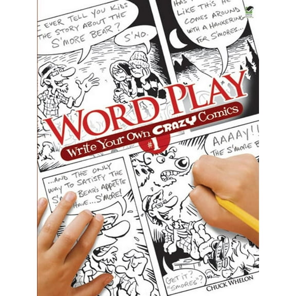 Dover Kids Activity Books: Word Play: Write Your Own Crazy Comics #1 (Paperback)