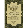 thumbnail image 1 of Dover Literature: Literary Collections Shakespeare Lexicon and Quotation Dictionary, Vol. 2: Volume 2, (Paperback), 1 of 1