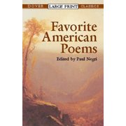 Favorite American Poems Dover Large Print Editions