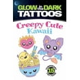 thumbnail image 1 of Dover Little Activity Books: Fantasy Glow-In-The-Dark Tattoos: Creepy Cute Kawaii, (Paperback), 1 of 1
