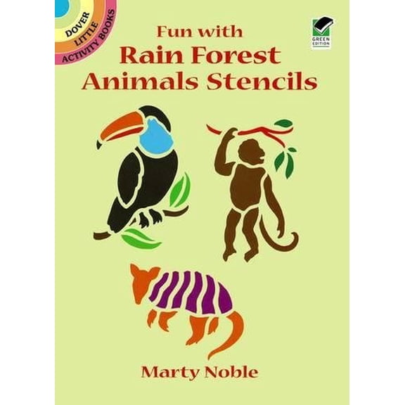 Pre-Owned Fun with Rain Forest Animals Stencils (Paperback) 0486407608 9780486407609