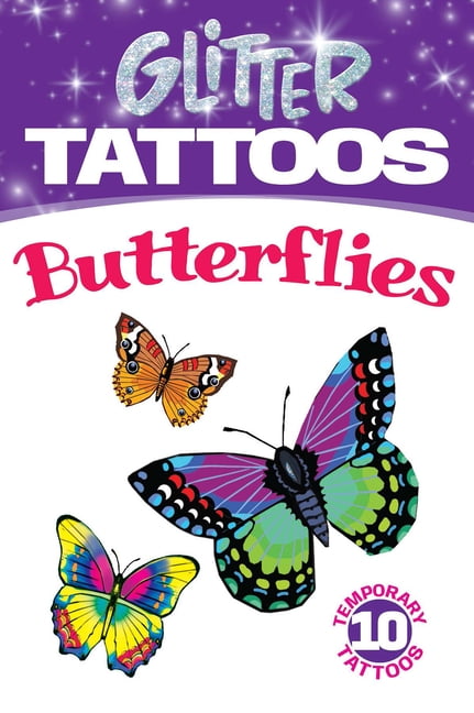 Dover Little Activity Books: Insects Glitter Tattoos Butterflies, (Paperback)