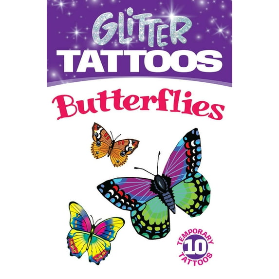 Dover Little Activity Books: Insects Glitter Tattoos Butterflies, (Paperback)