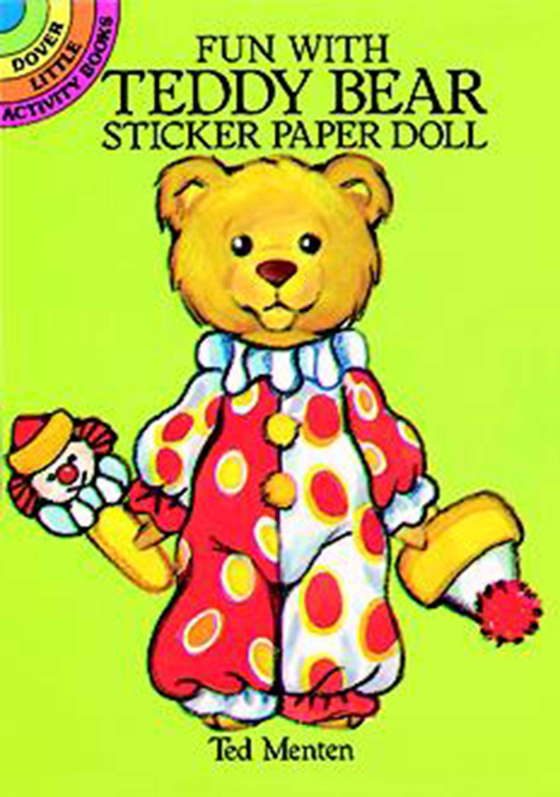 Dover Little Activity Books Paper Dolls Fun with Teddy Bear Sticker
