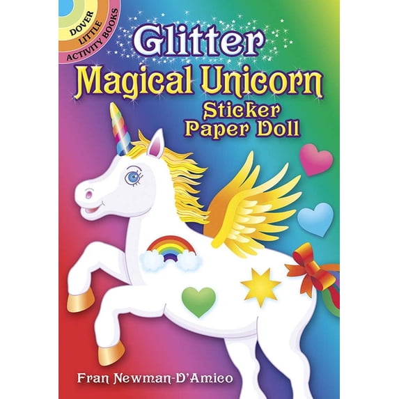 Little Activity Dover Little Activity Books Paper Dolls: Glitter Magical Unicorn ...