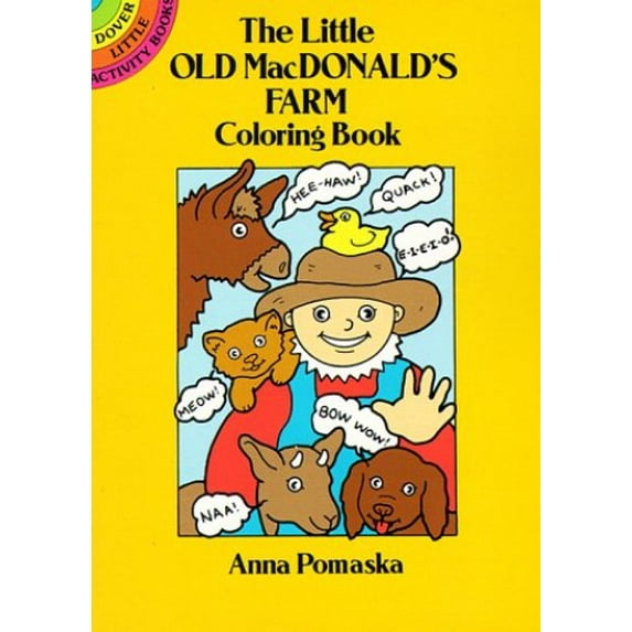 Pre-Owned The Little Old MacDonald's Farm Coloring Book (Paperback) 0486251594 9780486251592
