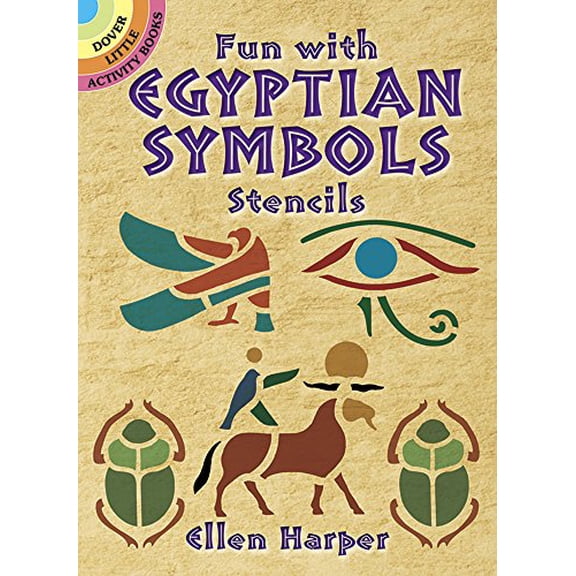 Pre-Owned Dover Little Activity Books: World: Fun with Stencils: Egyptian Symbols (Paperback)