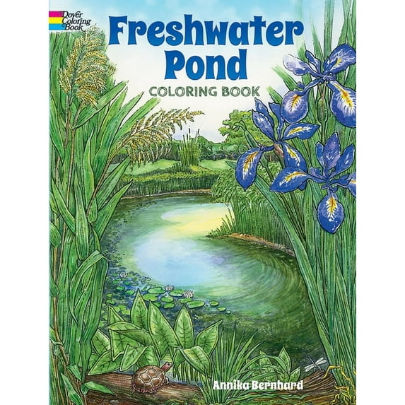 Dover Nature Coloring Book Freshwater Pond Coloring Book, (Paperback)