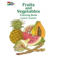 thumbnail image 1 of Dover Nature Coloring Book Fruits and Vegetables Coloring Book, (Paperback), 1 of 2