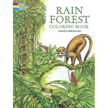 Rain Forest Coloring Book