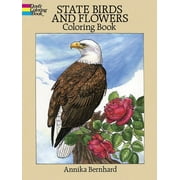 Dover Nature Coloring Book State Birds and Flowers Coloring Book, (Paperback)
