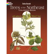 Dover Nature Coloring Book Trees of the Northeast Coloring Book, Paperback