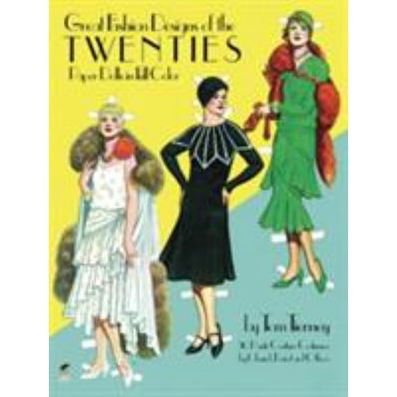Pre-Owned Great Fashion Designs of the Twenties Paper Dolls (Paperback) 0486244822 9780486244822