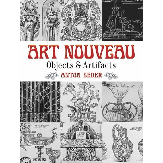 Dover Pictorial Archive Art Nouveau: Objects and Artifacts, (Paperback)
