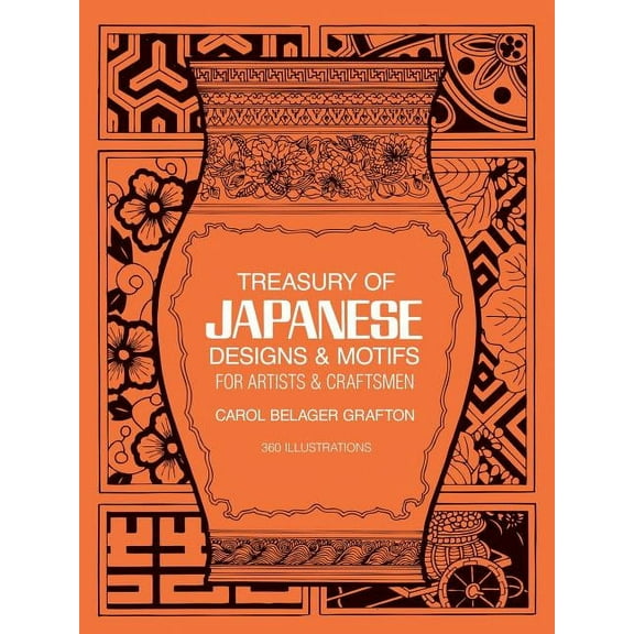 Dover Pictorial Archive: Treasury of Japanese Designs and Motifs for Artists and Craftsmen (Paperback)