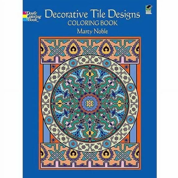 Dover Publications, Decorative Tile Designs Coloring Book