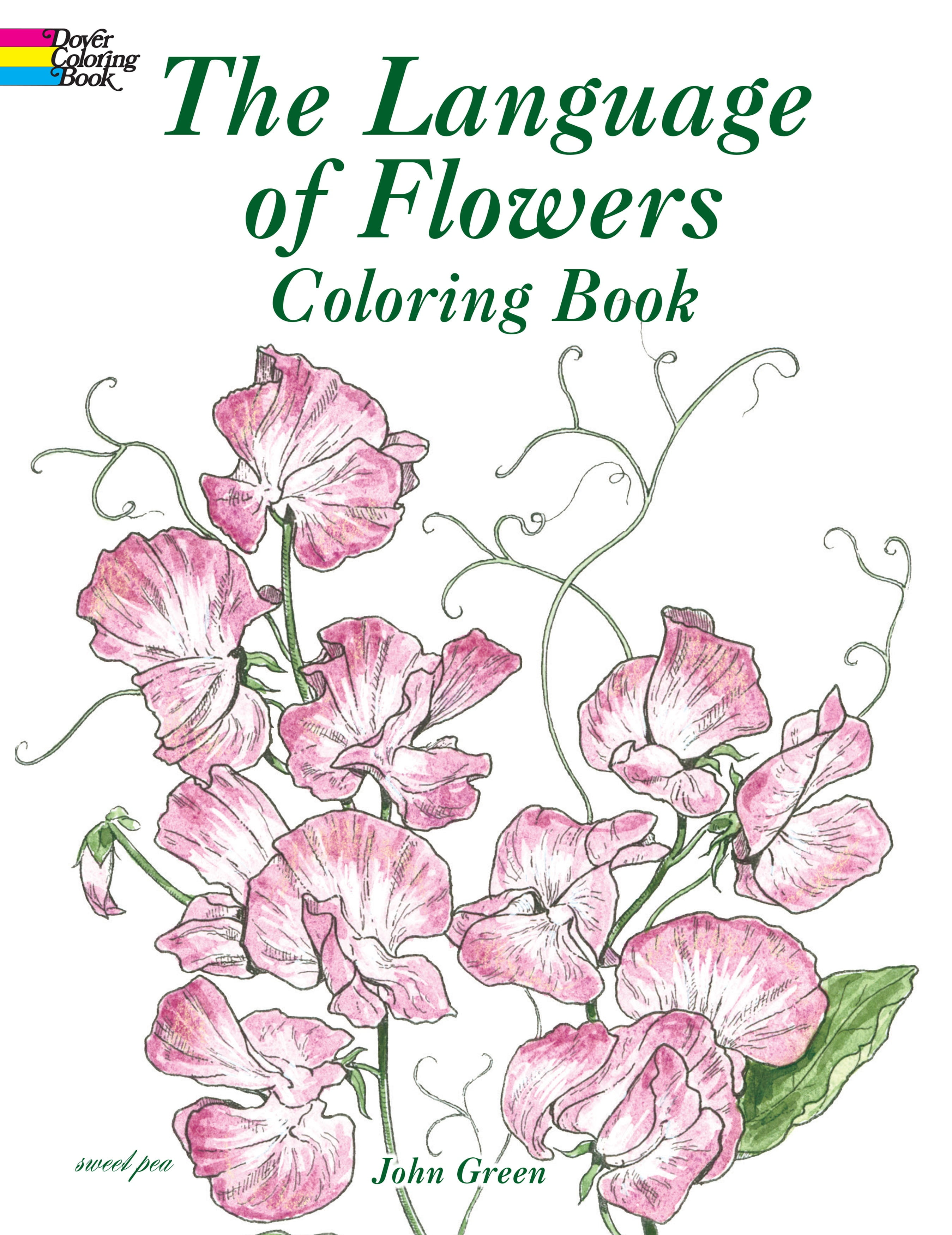 DOVER FARMS Dover Publications-The Language Of Flowers Coloring Book