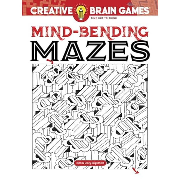 Pre-Owned Creative Brain Games Mind-Bending Mazes (Dover Brain Games & Puzzles)