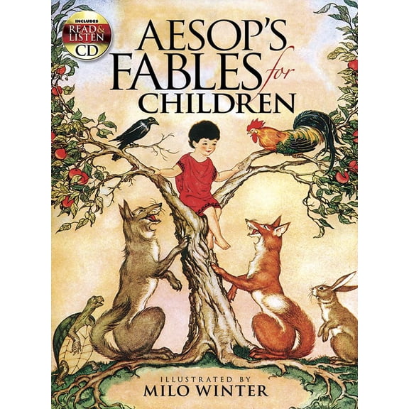 Pre-Owned Dover Read and Listen: Aesop's Fables for Children : Includes a Read-and-Listen CD (Paperback)