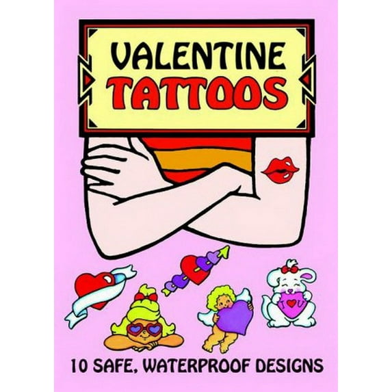 Dover Tattoos: Valentine Tattoos (Paperback)