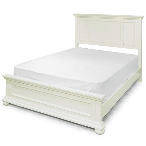 Dover White Queen Bed