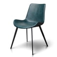 thumbnail image 1 of Gingko Dover Faux Leather And Metal Dining Chair With Blue Finish DOV-520-BLU, 1 of 3