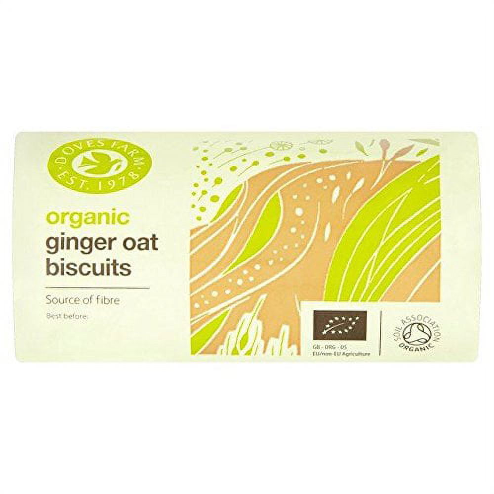 Doves Farm Organic Ginger Oat Biscuits 200g