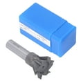 Dovetail Cutter Quenching Cemented Carbide 6 Blades Straight Shank
