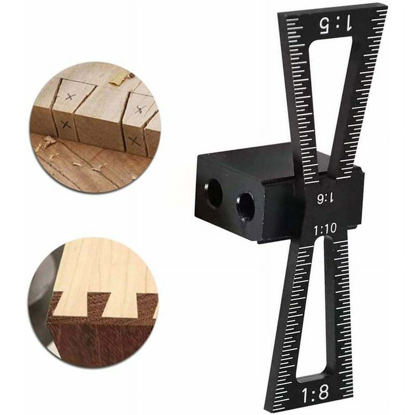 Dovetail Marking Wheel Jig Gauge Wood Hinge Gauge Marking Tool Set