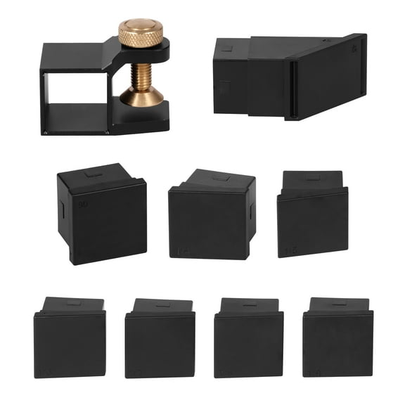 Dovetail Saw Guide Aluminum Alloy Dovetail Jig Marker Precise Cutting Hand Saw Guide with Six Dovetail Module Magnetic Gauge Woodworking Tool Easy to Operate for Woodworking