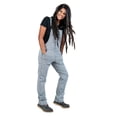 thumbnail image 1 of Dovetail Workwear Freshley, Straight Leg Fit, Womens Overall, 13 Functional Pockets, Indigo Stripe Denim, 1 of 3