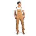 thumbnail image 1 of Dovetail Workwear Freshley, Straight Leg Fit, Womens Overall, 13 Functional Pockets, Saddle Brown Canvas, 1 of 2