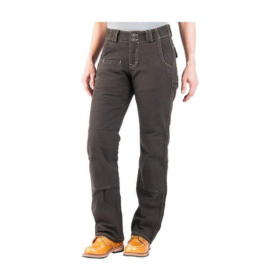 Dovetail Workwear Womens Day Construct Dark Brown Canvas